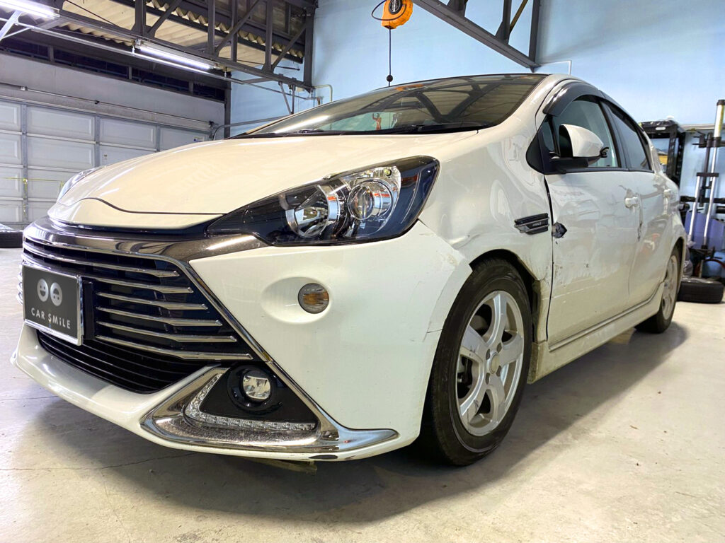 ☆アクア Ｇ’s 事故板金修理事例☆