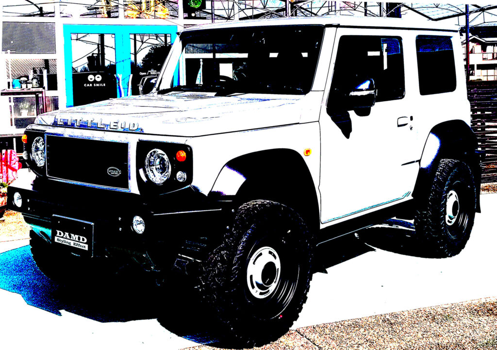 【ＤＡＭＤ・社外バンパー･編】チャットＧＰＴでジムニーイラスト作ってみました！