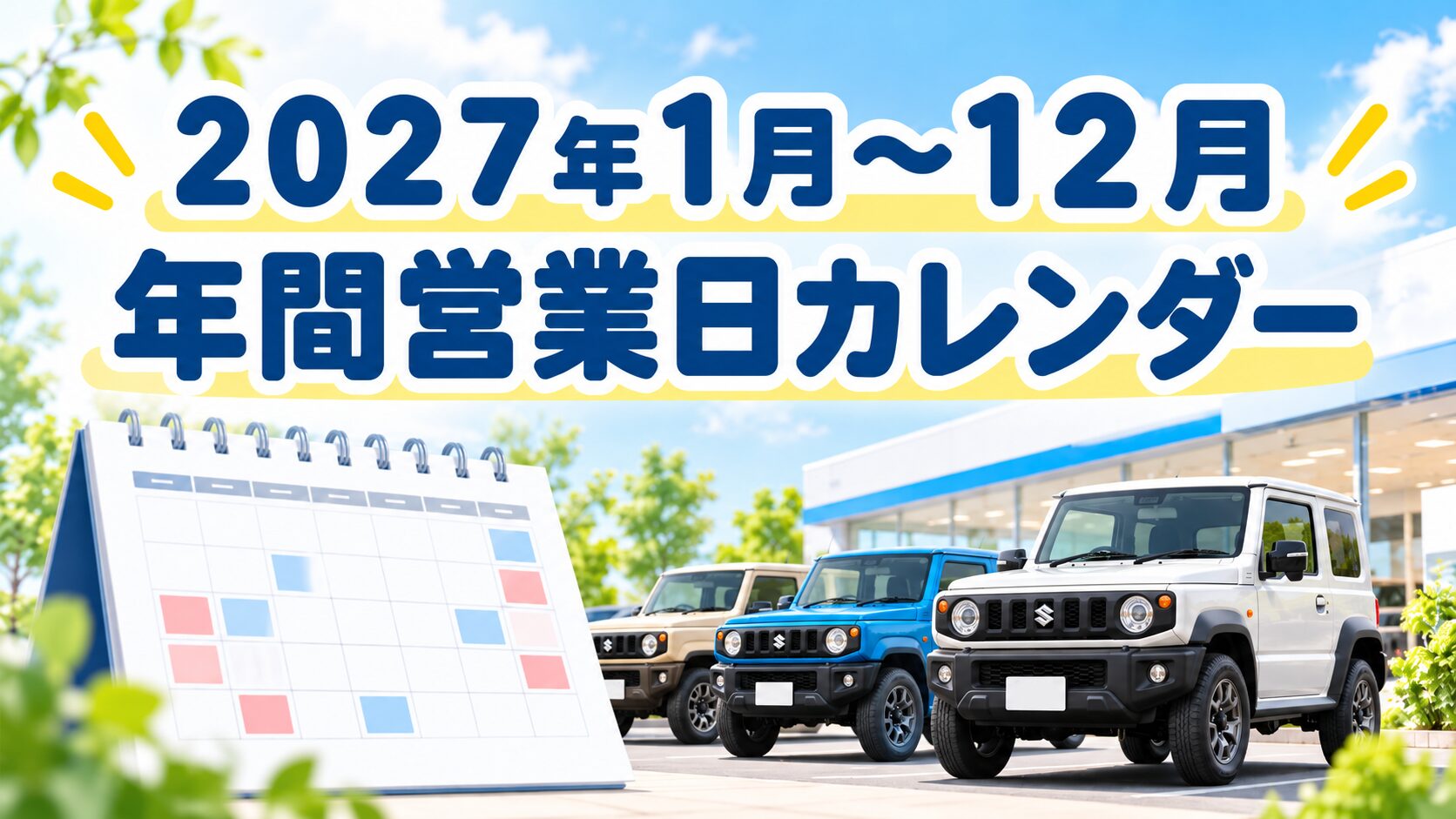 2027年　営業日カレンダーはこちら